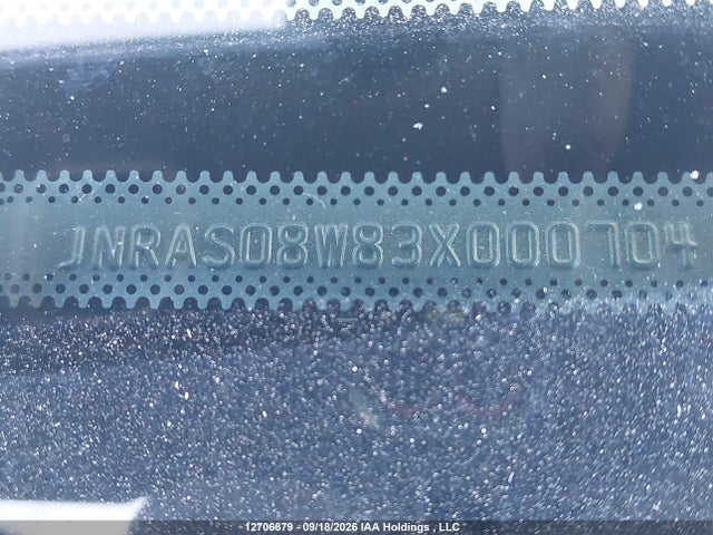 Aukcja sprzedaży 2003 Infiniti Fx35, vin: JNRAS08W83X000704, numer aukcji: 12706879
