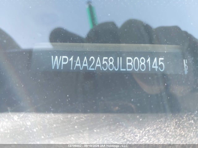 12706882 :رقم المزاد ، WP1AA2A58JLB08145 vin ، 2018 Porsche Macan مزاد بيع