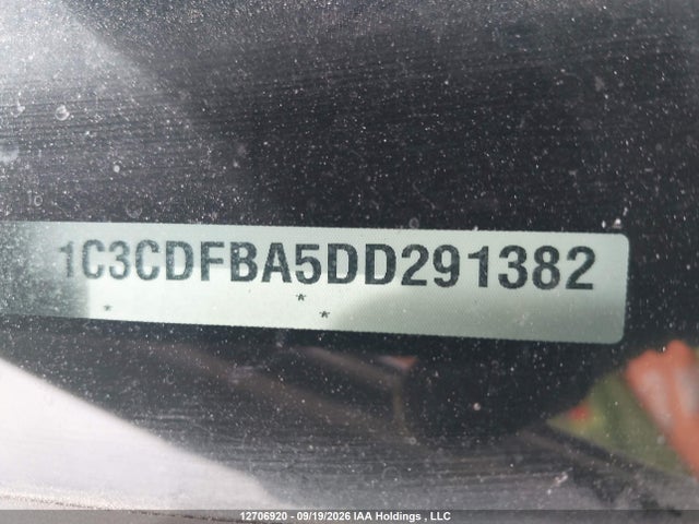12706920 :رقم المزاد ، 1C3CDFBA5DD291382 vin ، 2013 Dodge Dart Sxt/rallye مزاد بيع