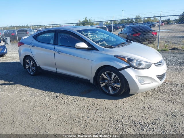12706923 :رقم المزاد ، KMHDH4AH7FU383597 vin ، 2015 Hyundai Elantra Se/sport/limited مزاد بيع