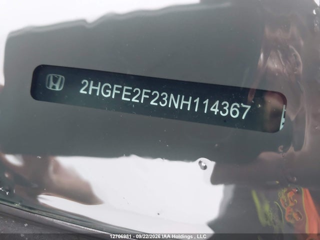 Honda Civic Lx 2022 2HGFE2F23NH114367 Image 20