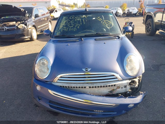 Продажа на аукционе авто 2005 Mini Cooper, vin: WMWRF33525TF63278, номер лота: 12706991