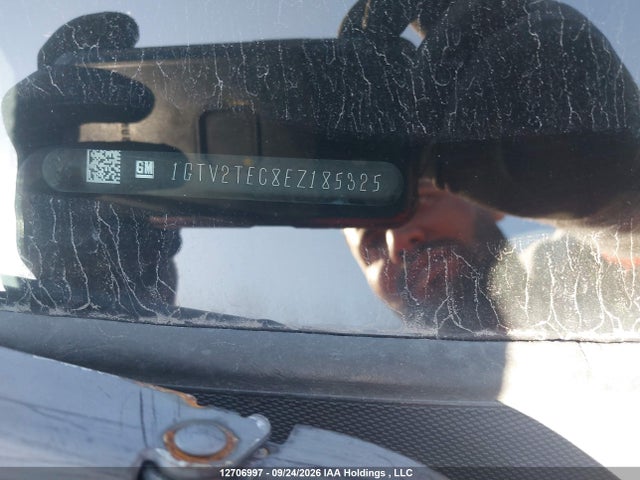 12706997 :رقم المزاد ، 1GTV2TEC8EZ185325 vin ، 2014 Gmc Sierra K1500 مزاد بيع