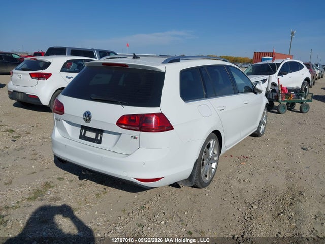 2016 Volkswagen Golf Sportwagon 1.8 Tsi Comfortline/1.8 Tsi Highline/1.8 Tsi Trendline მანქანა იყიდება აუქციონზე, vin: 3VWC17AU3GM519391, აუქციონის ნომერი: 12707018