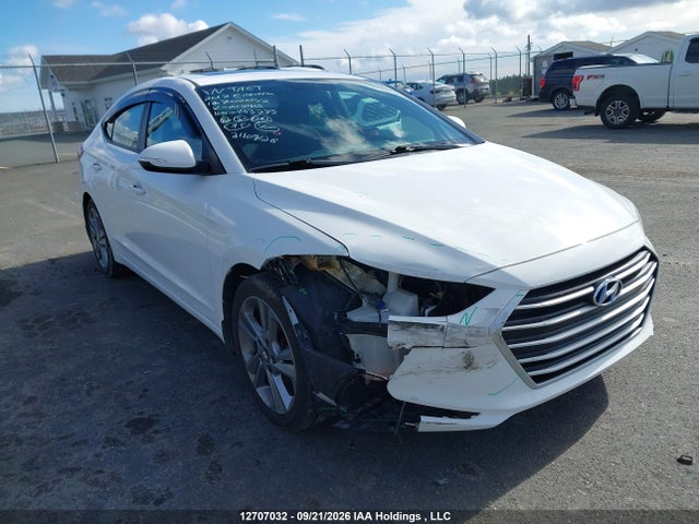 12707032 :رقم المزاد ، KMHD84LF5HU217965 vin ، 2017 Hyundai Elantra Gls مزاد بيع