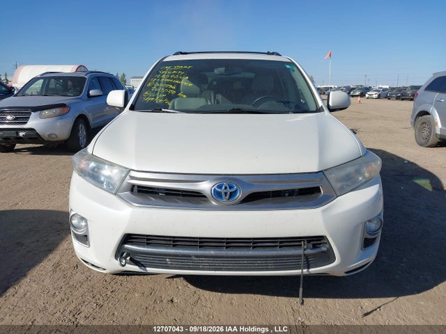12707043 :رقم المزاد ، JTEDC3EH5C2004736 vin ، 2012 Toyota Highlander Hybrid Limited مزاد بيع