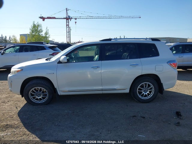 12707043 :رقم المزاد ، JTEDC3EH5C2004736 vin ، 2012 Toyota Highlander Hybrid Limited مزاد بيع