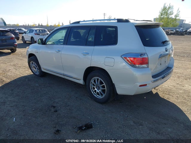 12707043 :رقم المزاد ، JTEDC3EH5C2004736 vin ، 2012 Toyota Highlander Hybrid Limited مزاد بيع