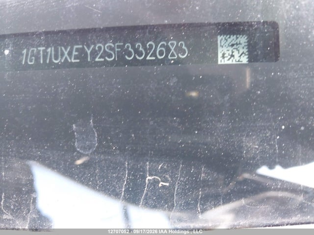 12707052 :رقم المزاد ، 1GT1UXEY2SF332683 vin ، 2025 Gmc Sierra K2500 Denali Ultimate مزاد بيع