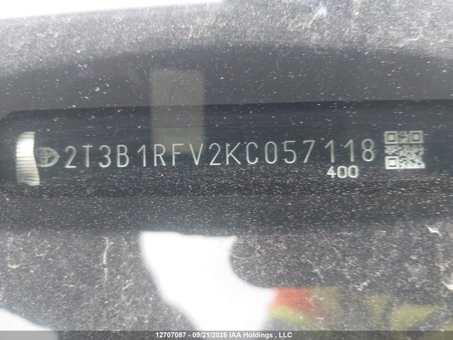 Продажа на аукционе авто 2019 Toyota Rav4 Le, vin: 2T3B1RFV2KC057118, номер лота: 12707087