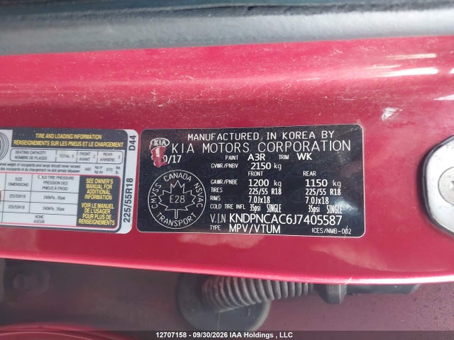 KIA Sportage Ex 2018 KNDPNCAC6J7405587 Image 9