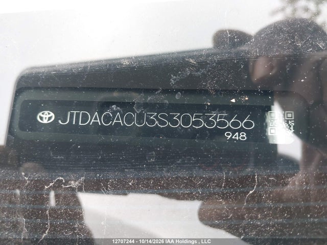 JTDACACU3S3053566 Toyota Prius Se/xse/xse Premium
