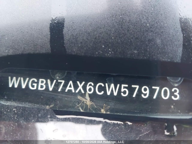 Продажа на аукционе авто 2012 Volkswagen Tiguan S/se/sel, vin: WVGBV7AX6CW579703, номер лота: 12707250