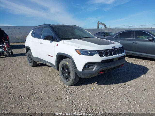 12707253 :رقم المزاد ، 3C4NJDDN5PT557287 vin ، 2023 Jeep Compass Trailhawk مزاد بيع