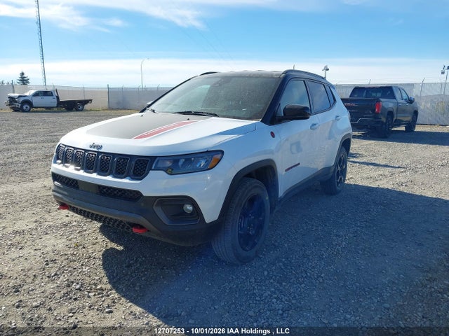 12707253 :رقم المزاد ، 3C4NJDDN5PT557287 vin ، 2023 Jeep Compass Trailhawk مزاد بيع