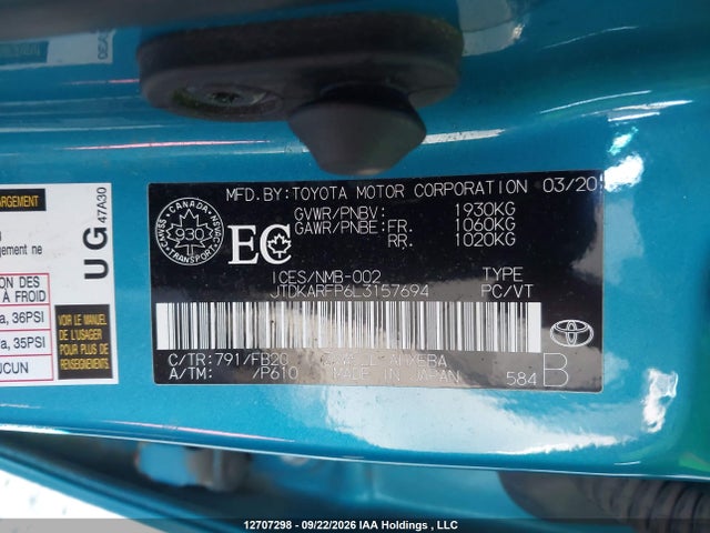 JTDKARFP6L3157694 Toyota Prius Prime Le/xle/limited