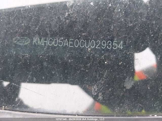 Aukcja sprzedaży 2012 Hyundai Accent Gls, vin: KMHCU5AE0CU029354, numer aukcji: 12707345