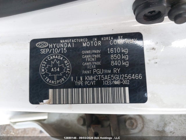 Hyundai ACCENT GL 2016 KMHCT5AE5GU256466 Image 17