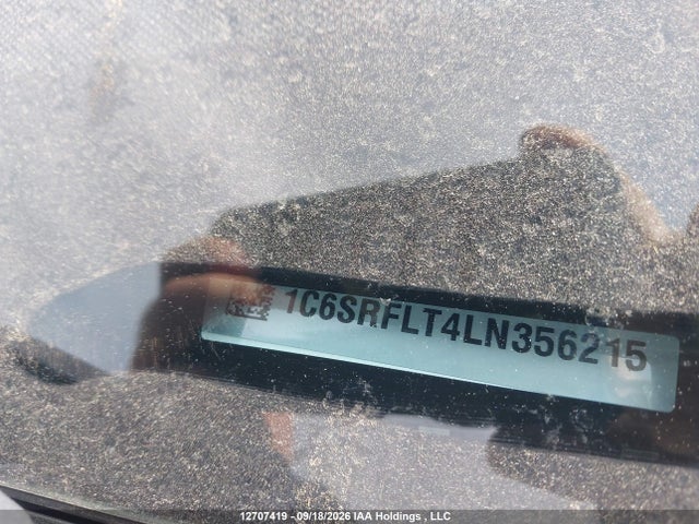Aukcja sprzedaży 2020 Ram 1500 Rebel, vin: 1C6SRFLT4LN356215, numer aukcji: 12707419