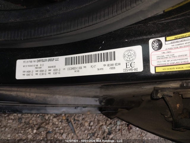 Продаж на аукціоні авто 2014 Chrysler 200 Lx, vin: 1C3CCBAB5EN111836, номер лоту: 12707431