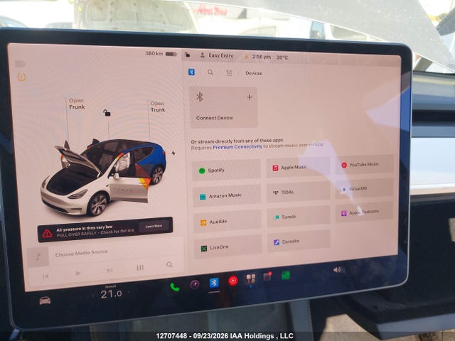 Продажа на аукционе авто 2021 Tesla Model Y Long Range, vin: 5YJYGDEE7MF202254, номер лота: 12707448
