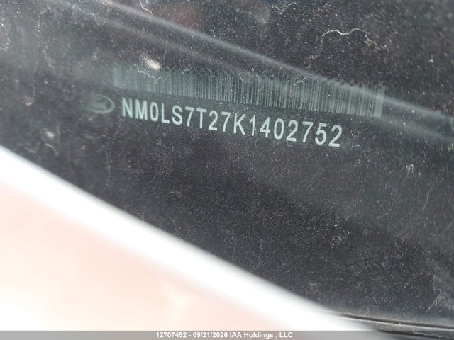 Продажа на аукционе авто 2019 Ford Transit Connect Xlt, vin: NM0LS7T27K1402752, номер лота: 12707452