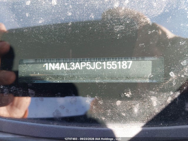 Продажа на аукционе авто 2018 Nissan Altima, vin: 1N4AL3AP5JC155187, номер лота: 12707483