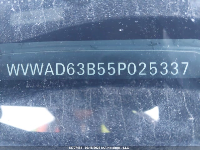 Aukcja sprzedaży 2005 Volkswagen Passat Gls, vin: WVWAD63B55P025337, numer aukcji: 12707488