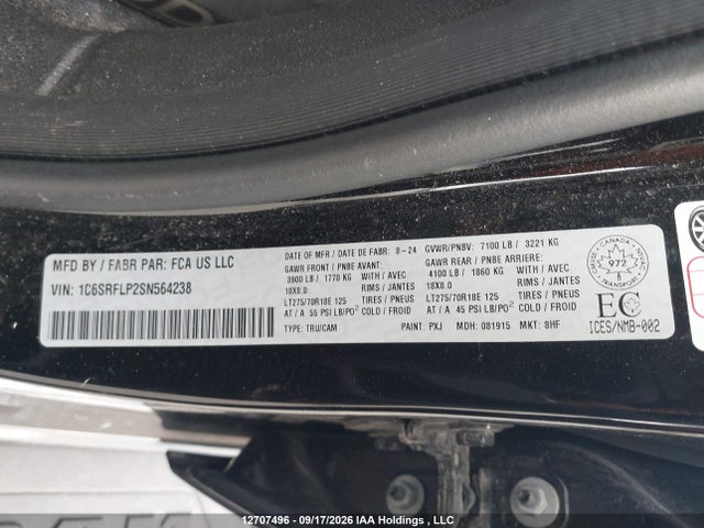 RAM 1500 Rebel 2025 1C6SRFLP2SN564238 Image 19