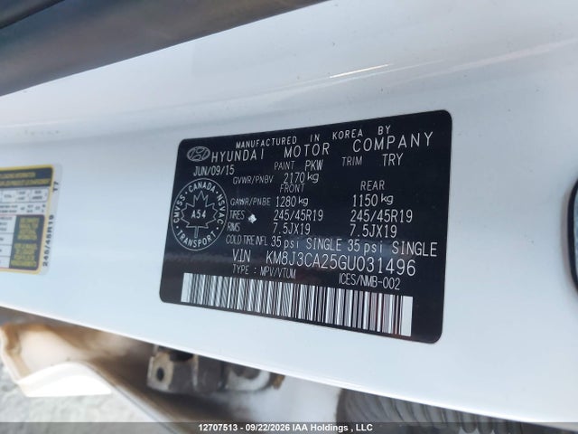 Hyundai Tucson 2016 KM8J3CA25GU031496 Image 19