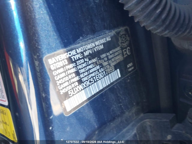 Продаж на аукціоні авто 2014 Bmw X3 Xdrive28i, vin: 5UXWX9C51E0D17859, номер лоту: 12707532