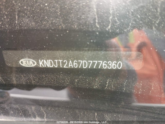 12700226 :رقم المزاد ، KNDJT2A67D7776360 vin ، 2013 Kia Soul 2.0l 2u/2.0l 4u/2.0l 4u Burner/2.0l 4u Luxury/2.0l 4u Retro مزاد بيع