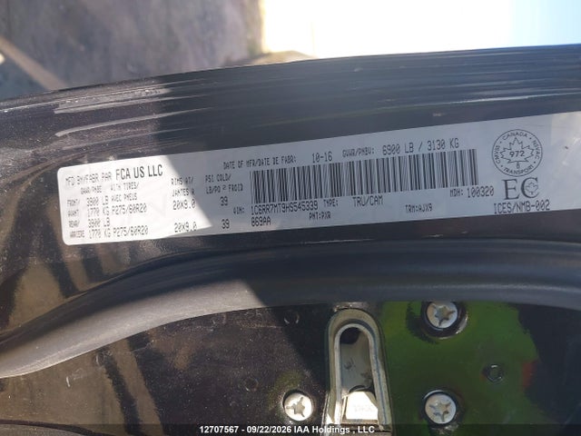 RAM 1500 Sport 2017 1C6RR7MT9HS545339 Image 9