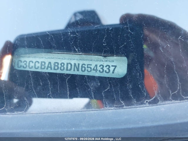 12707570 :رقم المزاد ، 1C3CCBAB8DN654337 vin ، 2013 Chrysler 200 Lx مزاد بيع
