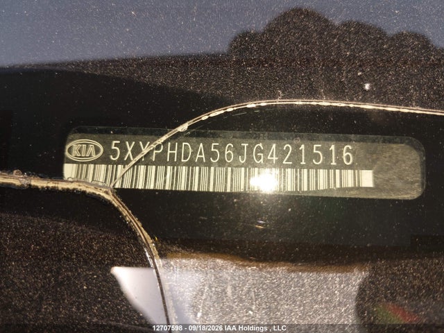 Aukcja sprzedaży 2018 Kia Sorento Ex, vin: 5XYPHDA56JG421516, numer aukcji: 12707598