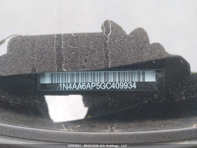 Nissan Maxima Platinum/sl/sr/sv 2016 1N4AA6AP5GC409934 Image 18