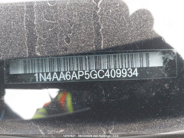 Nissan Maxima Platinum/sl/sr/sv 2016 1N4AA6AP5GC409934 Image 19