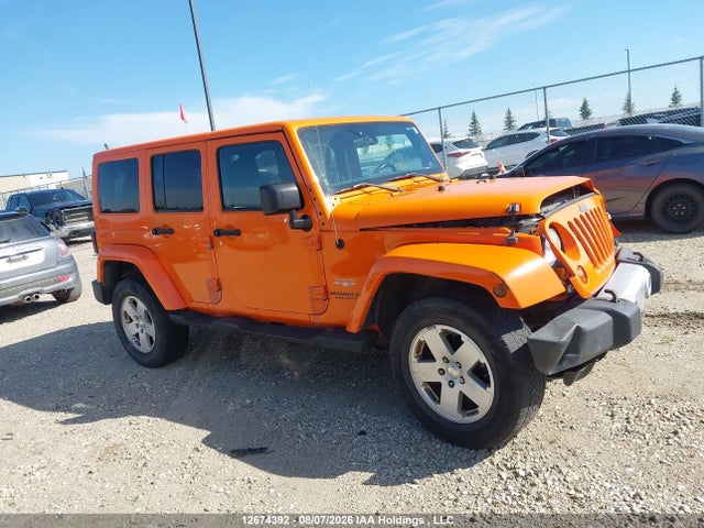 12674392 :رقم المزاد ، 1C4BJWEG3CL231220 vin ، 2012 Jeep Wrangler Unlimited Sahara مزاد بيع