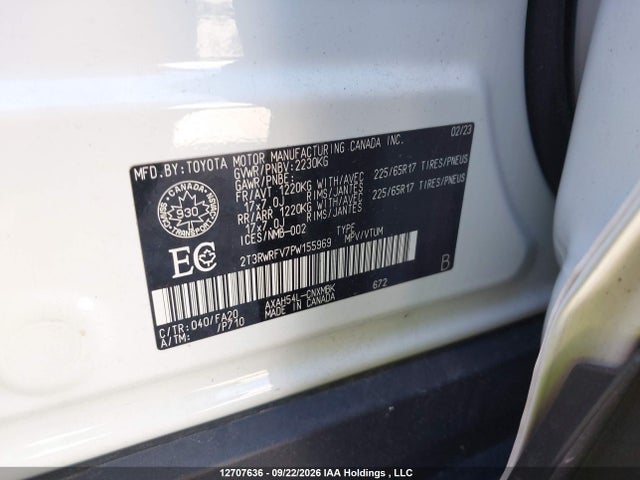 Toyota RAV4 2023 2T3RWRFV7PW155969 Image 19