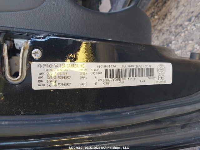 Продаж на аукціоні авто 2019 Dodge Grand Caravan Gt, vin: 2C4RDGEG8KR648754, номер лоту: 12707660