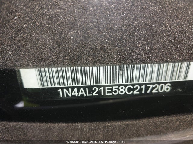 12707688 :رقم المزاد ، 1N4AL21E58C217206 vin ، 2008 Nissan Altima 2.5/2.5s مزاد بيع