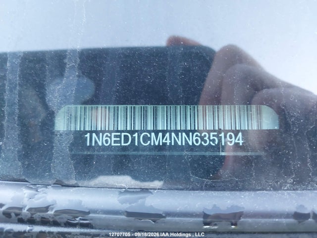 1N6ED1CM4NN635194 Nissan Frontier S/sv