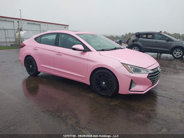 12707740 :رقم المزاد ، KMHD84LF2KU837731 vin ، 2019 Hyundai Elantra Sel/value/limited مزاد بيع