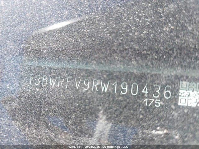 Продажа на аукционе авто 2024 Toyota Rav4 Hybrid, vin: 2T3BWRFV9RW190436, номер лота: 12707751