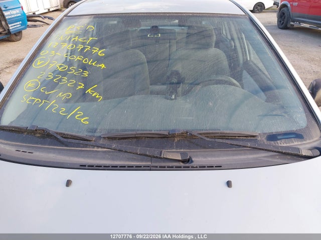 Aukcja sprzedaży 2003 Toyota Corolla Ce/le/s, vin: 2T1BR32E63C750523, numer aukcji: 12707776