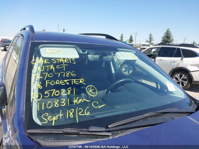 12707786 :رقم المزاد ، JF2SJEWC9JH570281 vin ، 2018 Subaru Forester 2.5i Touring مزاد بيع
