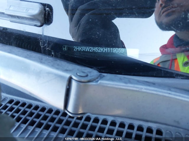 12707789 :رقم المزاد ، 2HKRW2H52KH119059 vin ، 2019 Honda Cr-v Ex مزاد بيع