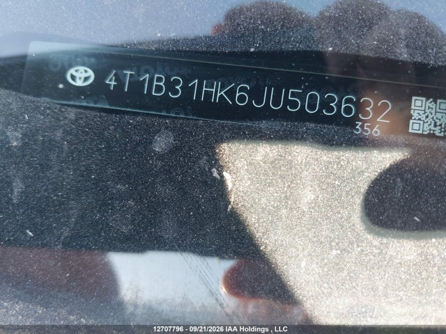 4T1B31HK6JU503632 Toyota CAMRY LE