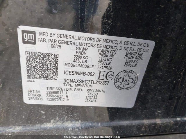 Chevrolet Equinox Activ 2026 3GNAXSEG7TL232367 Image 19