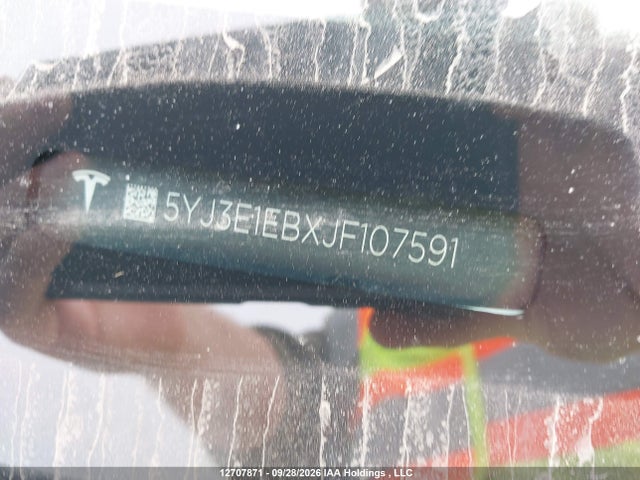 Tesla MODEL 3 2018 5YJ3E1EBXJF107591 Image 18
